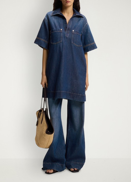 BOSS Tuniekjurk van denim