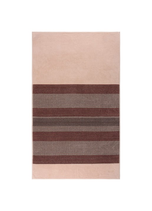 BOSS Vassily badlaken - 168 x 100 cm - voorkant 2 beige