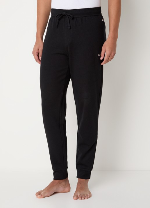 BOSS Waffle pyjamabroek met structuur