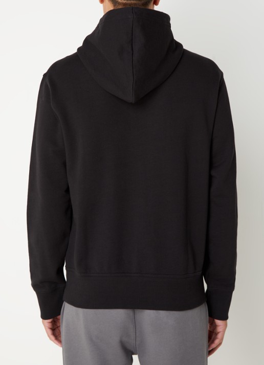 BOSS Webasic hoodie met logoprint - achterkant 5 zwart
