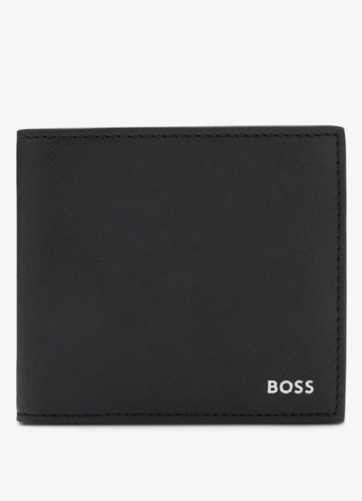 BOSS Zair portemonnee van leer met logo