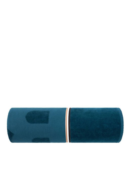 BOSS Zuma strandlaken - 420g/m² - 100 x 180 cm - detail 4 donkerblauw