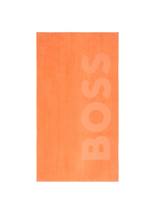 BOSS Zuma strandlaken - 420g/m² - 100 x 180 cm - voorkant 3 perzikroze