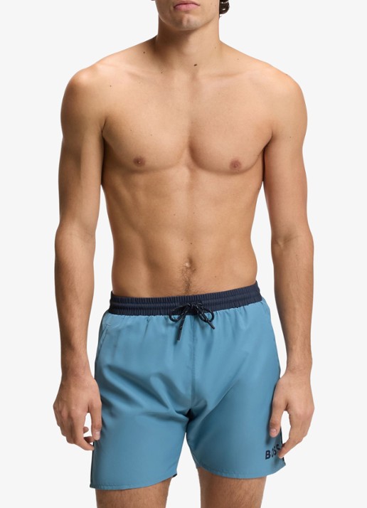 BOSS Zwemshorts met steekzakken en logo