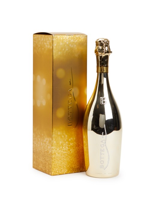 Bottega Bottega Gold Diamond mousserende wijn 750 ml - voorkant goud