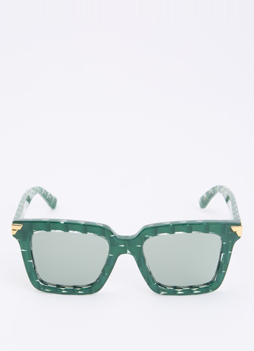 Bottega Veneta Butterfly zonnebril BV1005S - detail groen