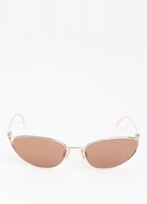 Bottega Veneta Cat Eye zonnebril BV1330S - detail 2 roségoud
