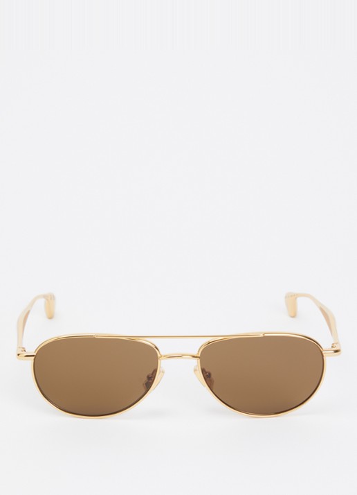 Bottega Veneta Piloten zonnebril BV1419S - detail 2 goud