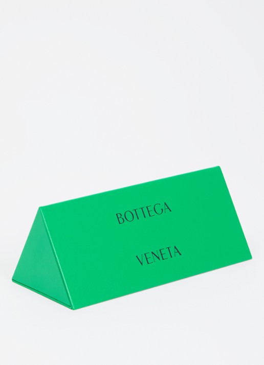 Bottega Veneta Retro zonnebril BV1035S - detail 3 donkerbruin