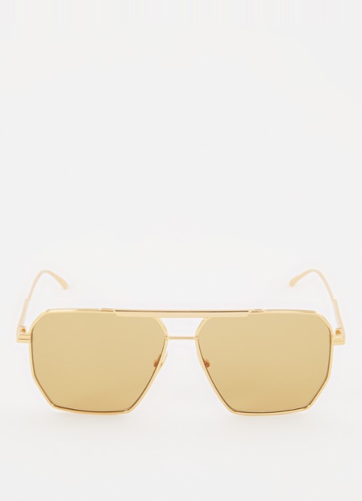 Bottega Veneta Zonnebril BV1012S - detail 3 goud
