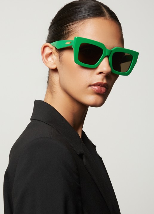 Bottega Veneta Zonnebril BV1212S - voorkant 5 groen