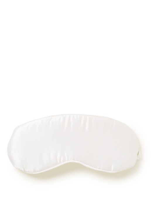Bovi Silk Sleep Mask - slaapmasker van zijde - voorkant wit