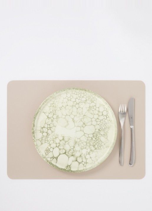 Bowls and Dishes Espuma dinerbord 28 cm - detail 2 legergroen
