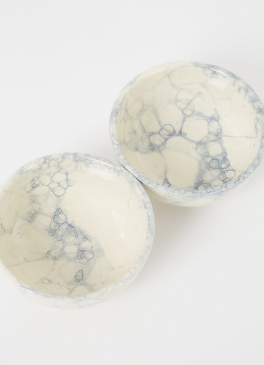 Bowls and Dishes Espuma kom 11 cm set van 2 - voorkant 2 grijs