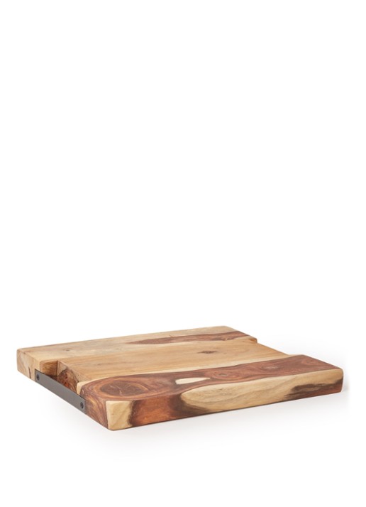 Bowls and Dishes Pure Rose Wood serveerplank 40 x 30 cm - voorkant 2 bruin