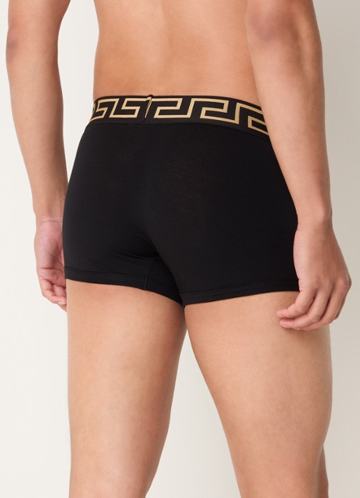 Boxershort met logoband - achterkant zwart