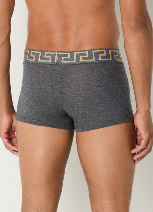 Boxershort met logoband - achterkant grijsmele