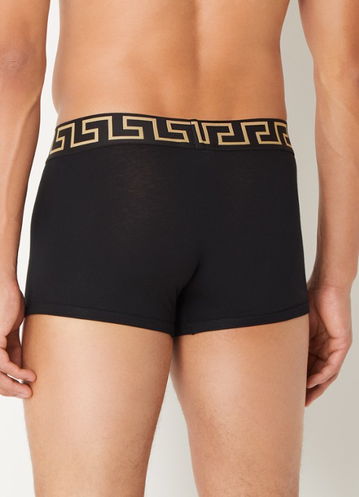 Boxershorts met logoband in 2-pack - achterkant 3 zwart