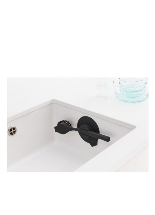 Brabantia Afwasborstel met zuignaphouder - detail 4 donkergrijs