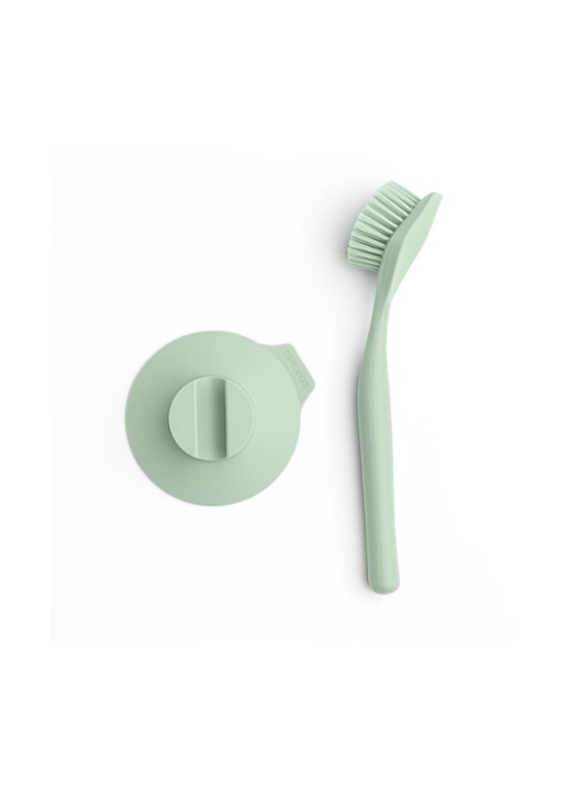 Brabantia Afwasborstel met zuignaphouder - voorkant 3 mint