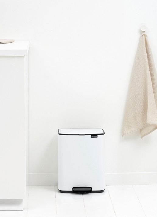 Brabantia Bo pedaalemmer 12 liter - detail 5 wit