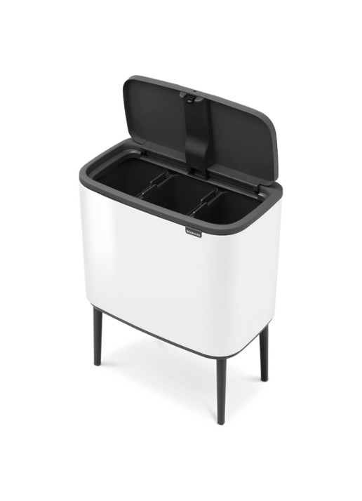 Brabantia Bo pedaalemmer 30 liter - detail 2 wit