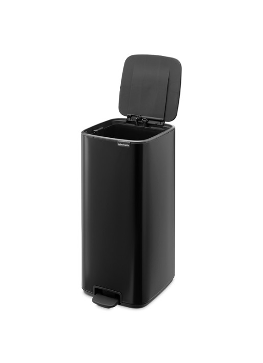 Brabantia Bo pedaalemmer 30 liter - achterkant 8 zwart