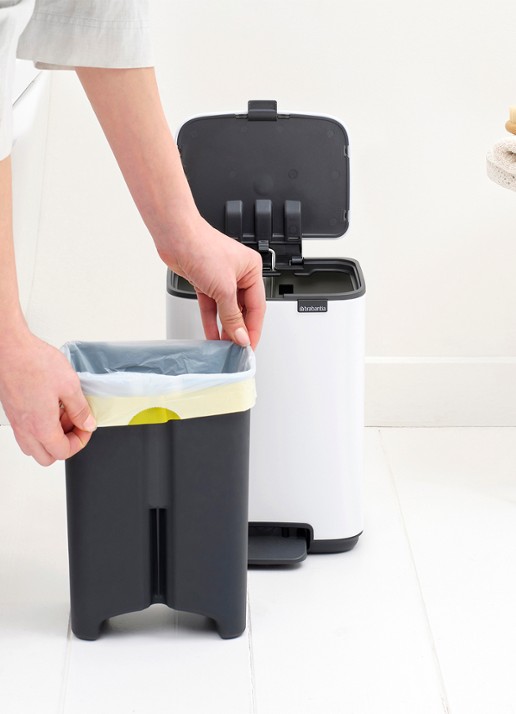 Brabantia Bo pedaalemmer 4 liter  - detail 7 wit