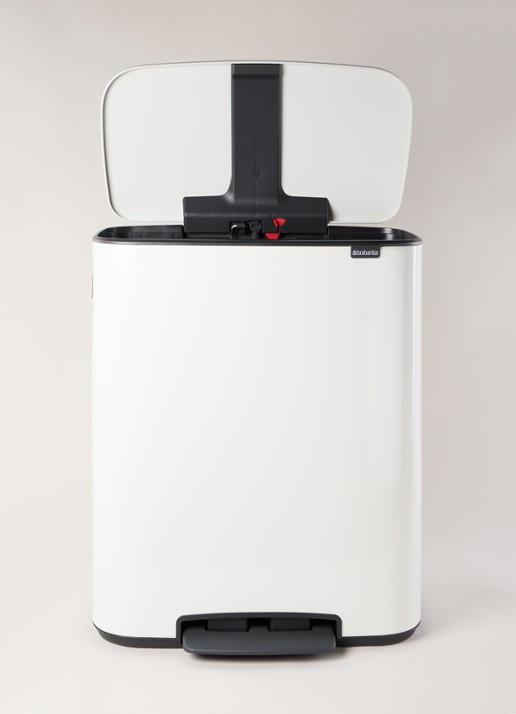 Brabantia Bo pedaalemmer 60 liter - voorkant 3 wit