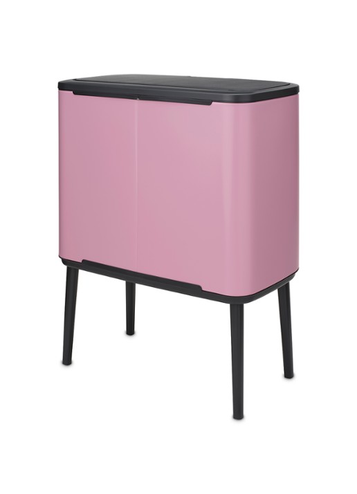 Brabantia Bo Touch Bin prullenbak 11 + 23 liter - detail 4 donkerroze
