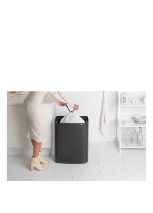 Brabantia Bo Touch Bin prullenbak met deksel 60 liter - detail 6 zwart
