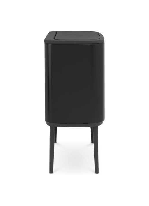 Brabantia Bo Touch Bin recyling duo prullenbak met deksel op pootjes 11 + 23 liter - detail 7 zwart