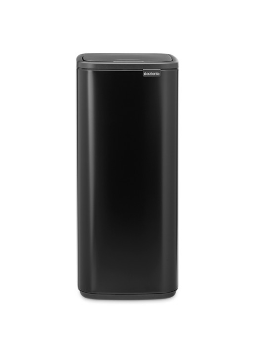 Brabantia Bo touch prullenbak 30 liter - voorkant 2 zwart