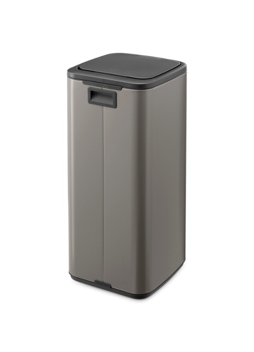 Brabantia Bo touch prullenbak 30 liter - detail grijs