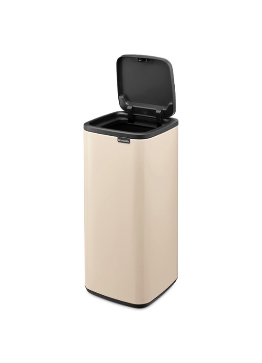 Brabantia Bo touch prullenbak 30 liter - achterkant 8 beige