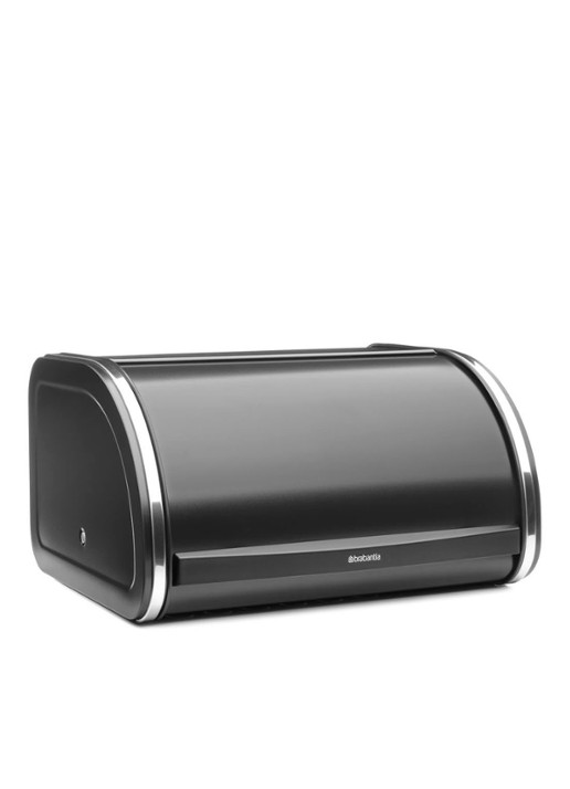 Brabantia Broodtrommel met schuifdeksel  - voorkant 3 zwart