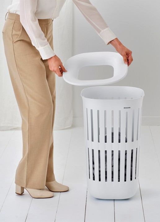 Brabantia Collect-It wasmand 55 liter set van 2 - detail 3 wit