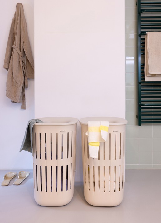 Brabantia Collect-It wasmand 55 liter set van 2 - detail 7 beige