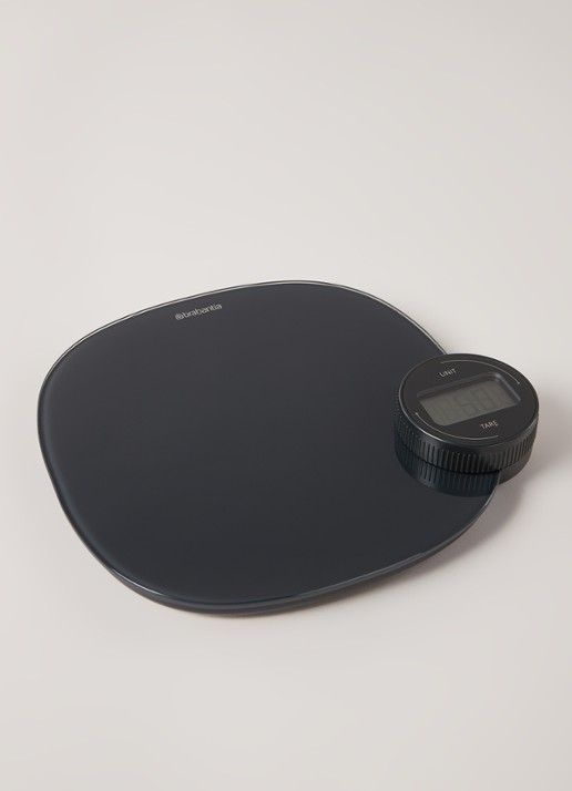 Brabantia Digitale keukenweegschaal Plus 122880 - voorkant 2 donkergrijs