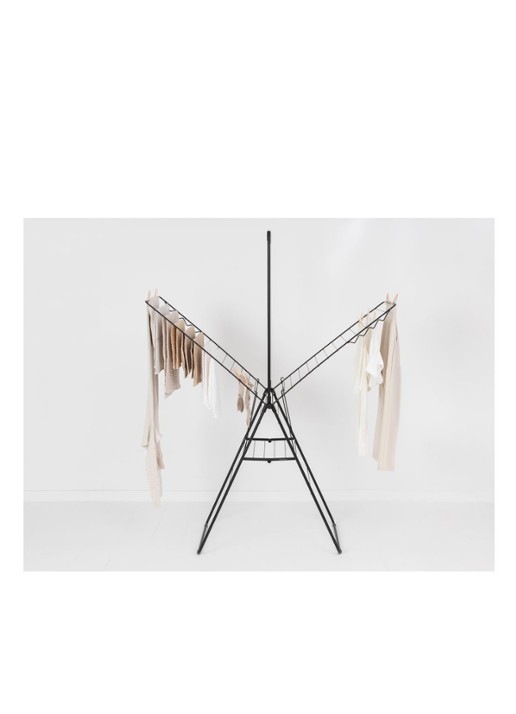 Brabantia Hangon droogrek 25 meter met beugel - detail 7 zwart
