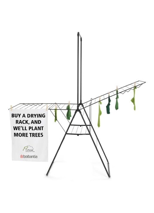 Brabantia HangOn droogrek 25 meter - detail 3 antraciet