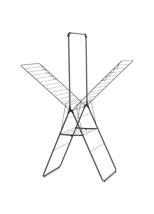 Brabantia HangOn droogrek 25 meter - voorkant 2 antraciet
