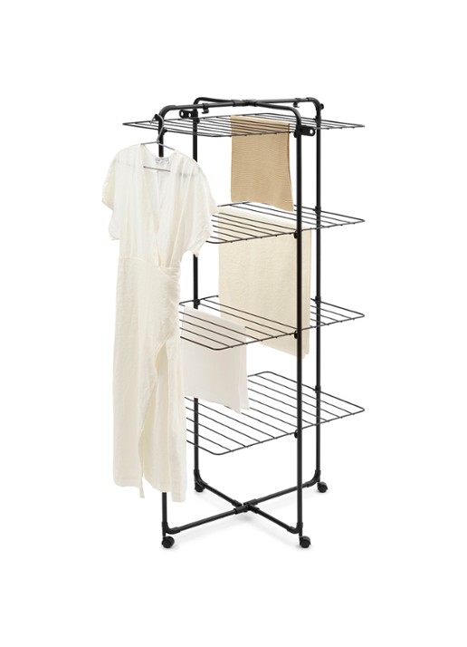 Brabantia HangOn droogtoren 30 meter - voorkant 2 zwart