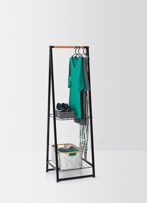 Brabantia Linn kledingrek 190 cm - voorkant 2 zwart