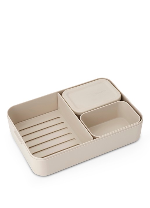 Brabantia Make & Take bento lunchbox/broodtrommel - detail 5 beige