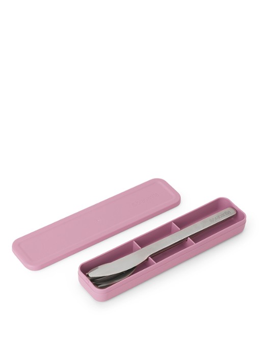 Brabantia Make & Take bestekset 3-delig - voorkant 2 donkerroze