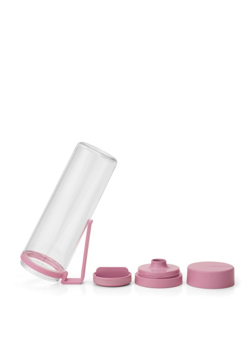 Brabantia Make & Take drinkfles met fruitfilter 50 cl  - detail 2 donkerroze