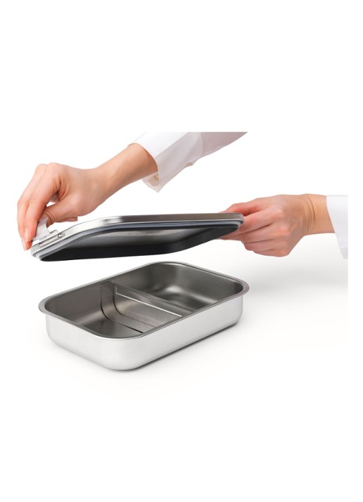 Brabantia Make & Take large lunchbox 2 liter - detail 3 metallic