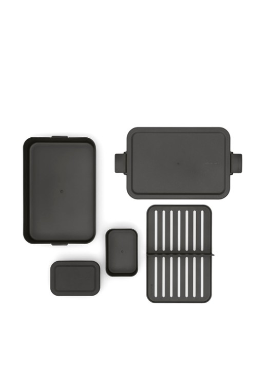 Brabantia Make & Take large lunchbox  - detail 4 donkergrijs