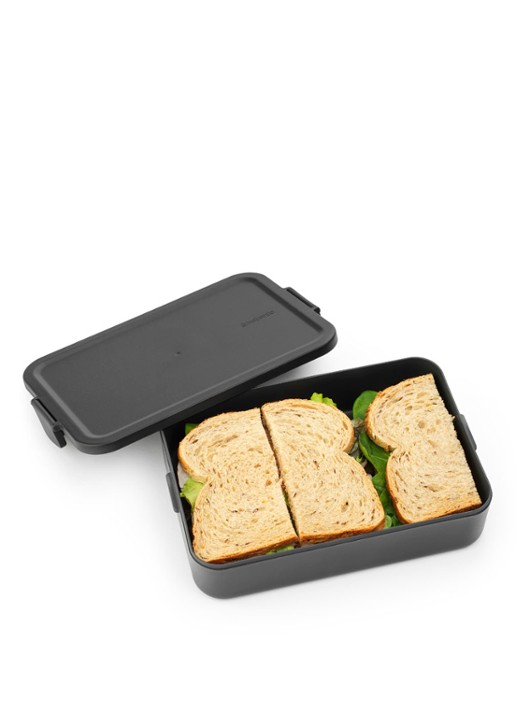 Brabantia Make & Take large lunchbox  - detail 3 donkergrijs